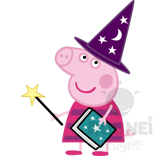 Peppa-Pig-Clipart-Bruja