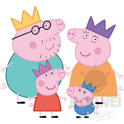 Peppa Pig Clipart Familia 2