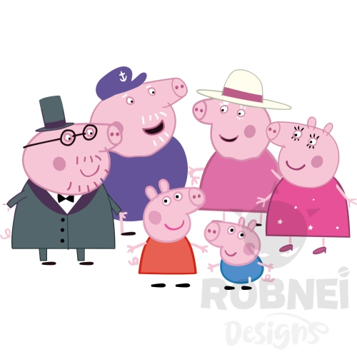 Peppa Pig Clipart Familia 3