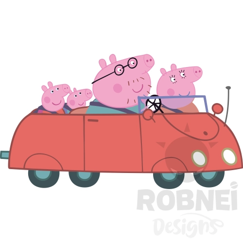 Peppa Pig Clipart Familia