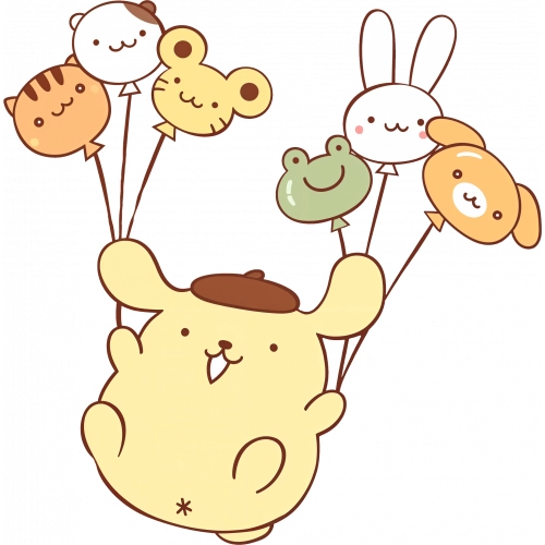 Pompompurin-Clipart-Globos-Robnei