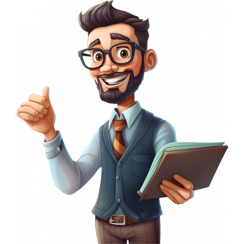 Profesor Robnei Clipart 05