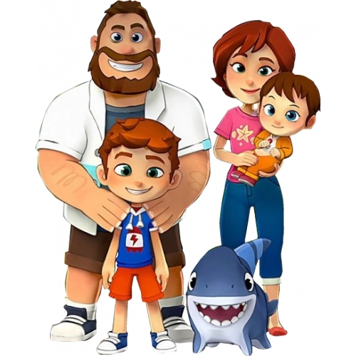 Familia-Tibucan-Clipart-Robnei