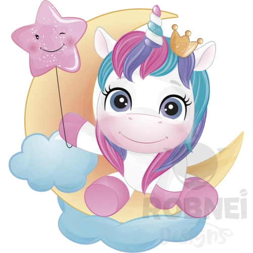 Unicornio Luna