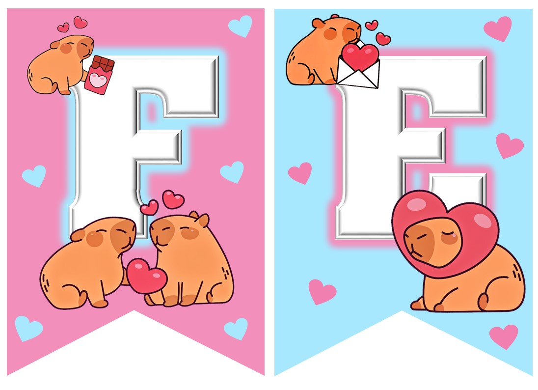 Banderin-Capibara-Love