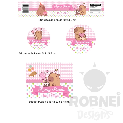 Etiquetas-Capibara-Girl