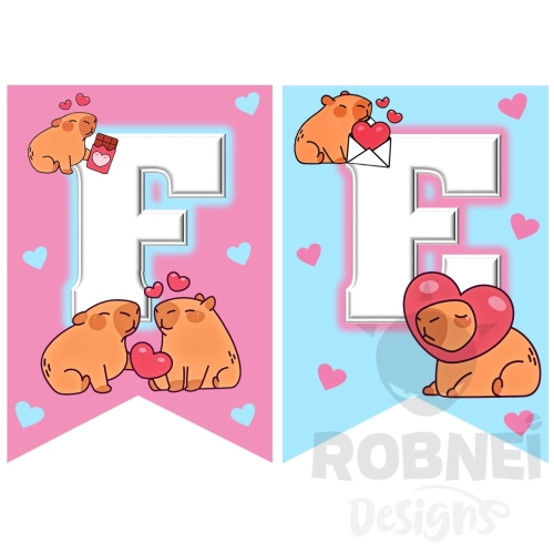 Banderin-Capibara-Love