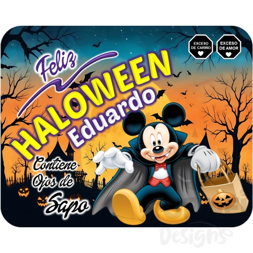 Archivo de Duvalin Mickey Mouse Vampiro Halloween