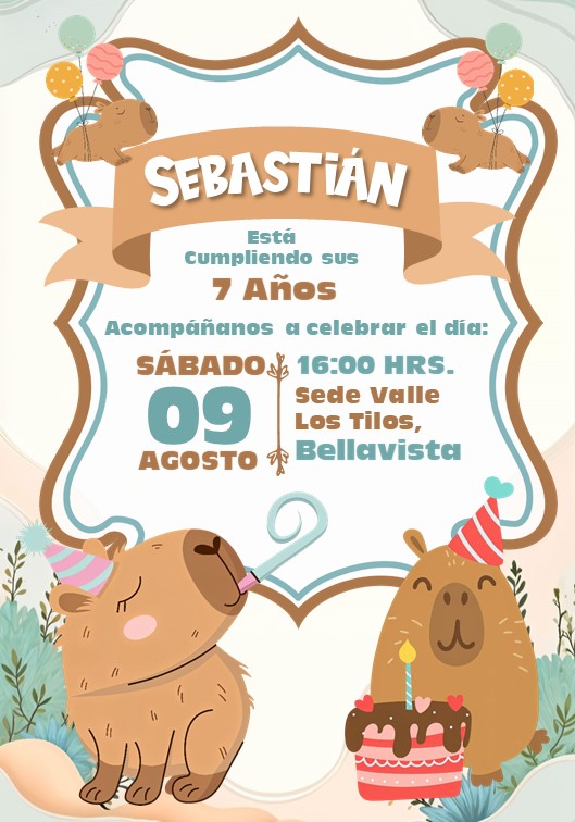 Capibara-Invitacion