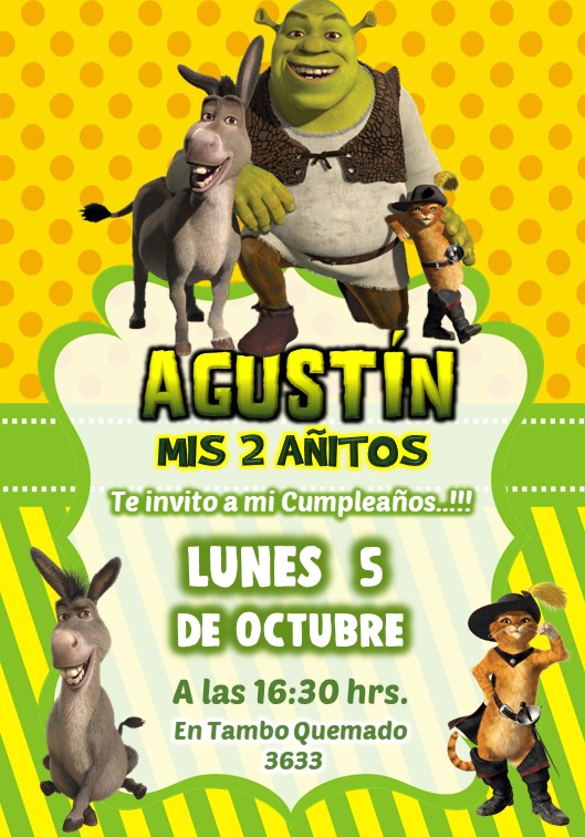 Shrek-2-Invitacion