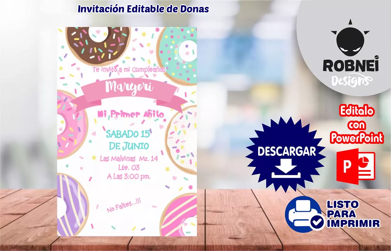 Invitacin de Donas