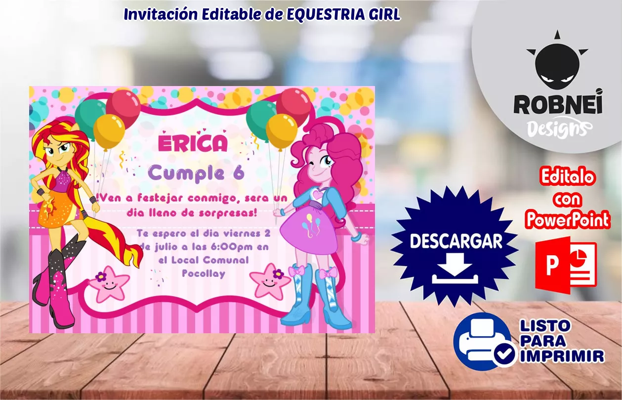 Invitacin de EQUESTRIA GIRL