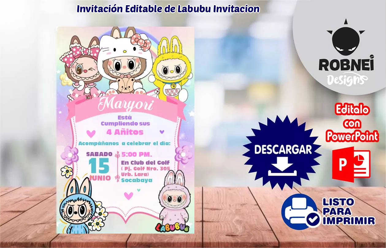 Labubu-Invitacion