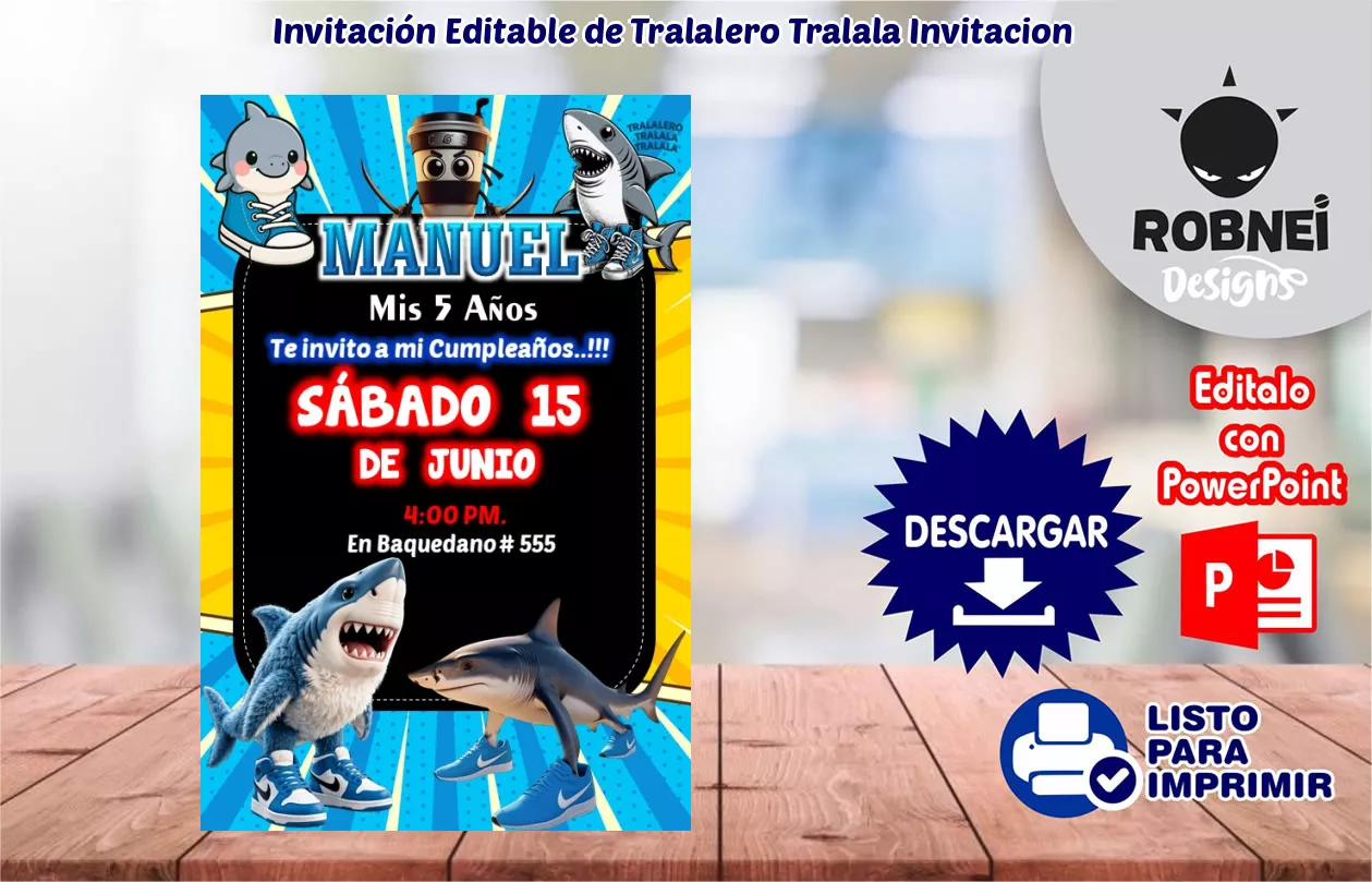 Tralalero-Tralala-Invitacion