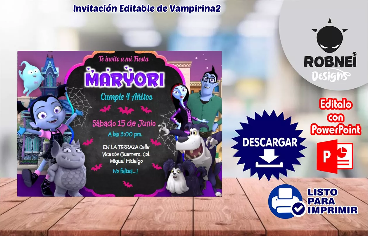 Invitacin de Vampirina2