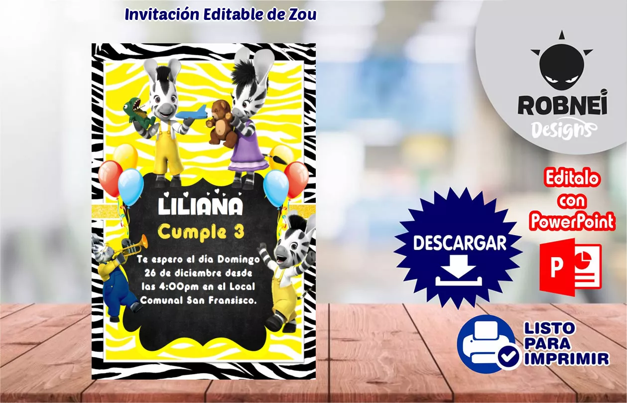 Invitacin de Zou