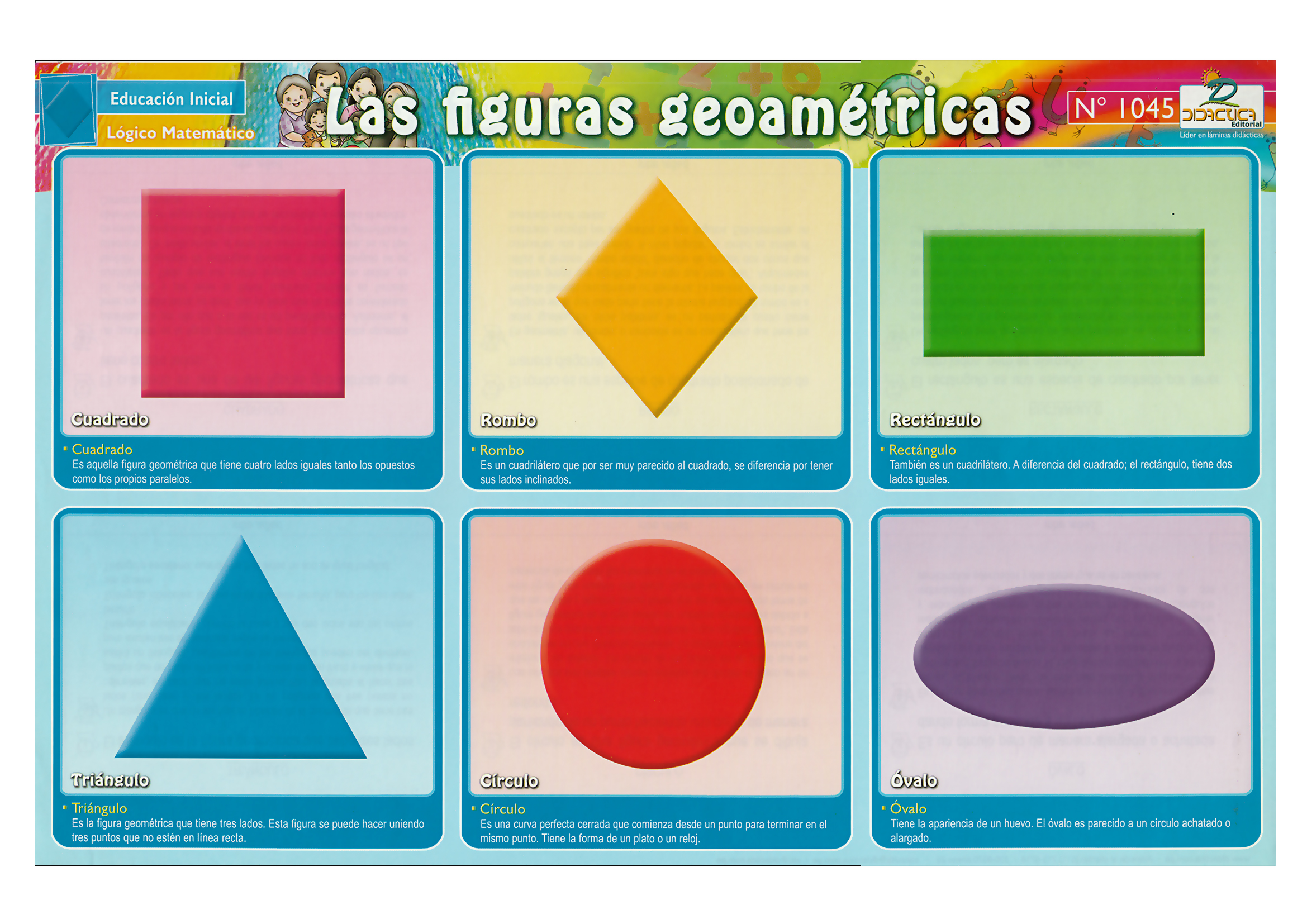 Descargar Lamina Escolar de LAS FIGURAS GEOMETRICAS - Robnei