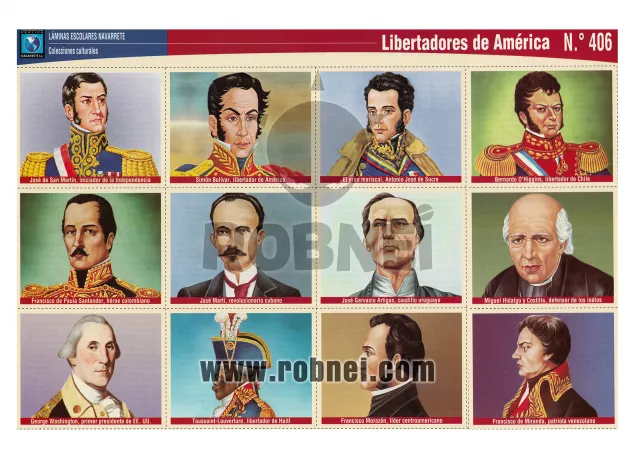 Lamina de LIBERTADORES DE AMERICA