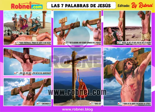 Lamina de LAS 7 PALABRAS DE JESUS