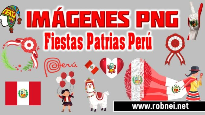 Adornos Fiestas Patrias Peru PNG