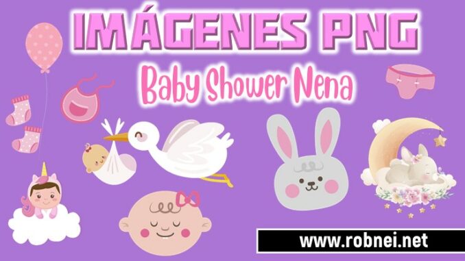 Imagenes de Baby Shower Nena PNG