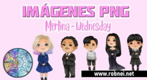 Imagenes de Merlina-Wednesday PNG