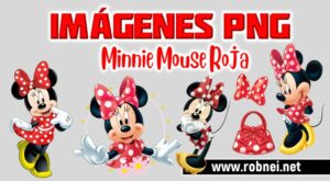 Imagenes de Minnie Mouse Roja PNG