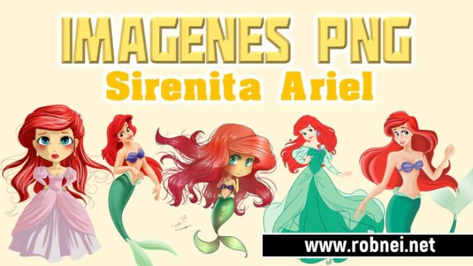 Imagenes de Sirenita Ariel PNG