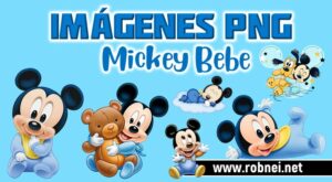 Mickey Mouse Bebe PNG Sin Fondo