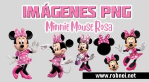 Minnie Mouse Rosa PNG Sin Fondo