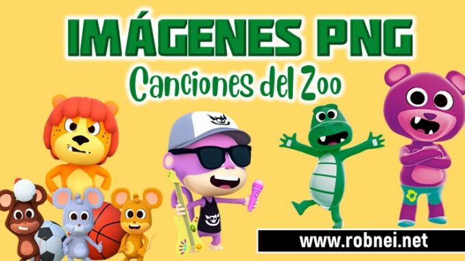 Personajes Canciones del Zoo PNG