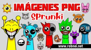 Sprunki PNG Personajes