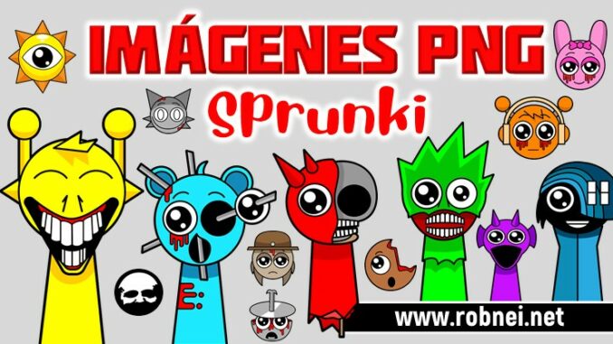 Sprunki PNG Personajes