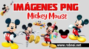 Transparente Mickey Mouse PNG Sin Fondo