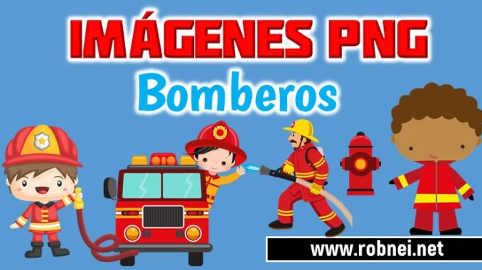 Bomberos Animados PNG