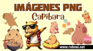 Capibara PNG Animado Sin Fondo