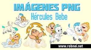 Hercules Bebe y Pegaso PNG