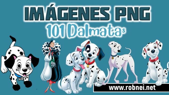 Imagenes de 101 Dalmatas PNG