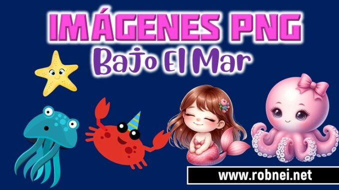 Imagenes de Animales Bajo el Mar PNG