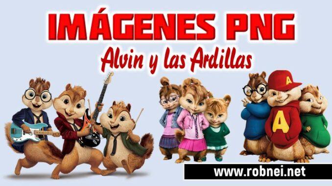 Alvin y Las Ardillas Personajes PNG