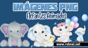 Imagenes de Elefantes Animados PNG