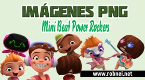 Mini Beat Power Rockers PNG Personajes